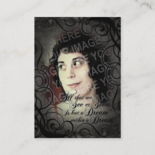 Dream Within A Dream Coordinates Business Card