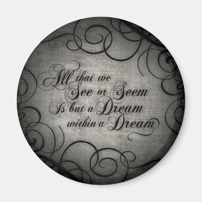 Dream Within A Dream Magnet (Front)