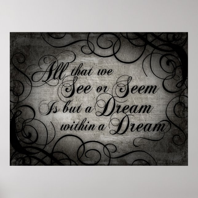 Dream Within A Dream Poster (Front)