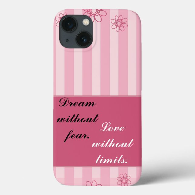 Dream without fear, love without limits Case-Mate iPhone case (Back)