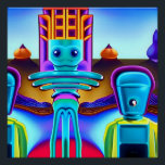 Dream Worker Poster<br><div class="desc">Dream Worker.  2023,  Ken Gage.  Digital art: pop surrealism.</div>