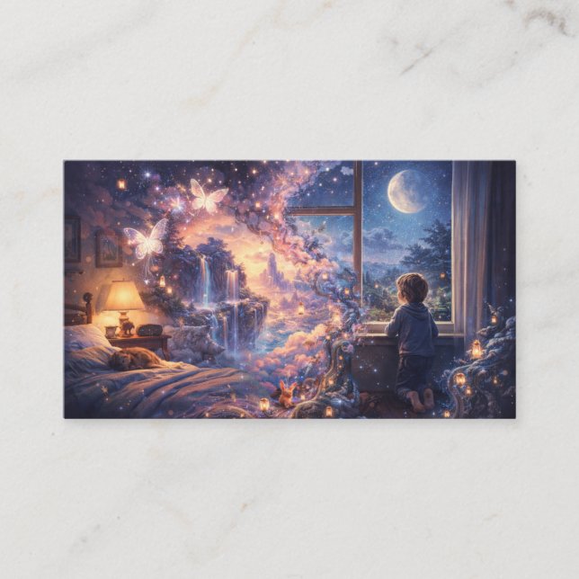 Dream World Blending Into Reality  Business Card (Front)