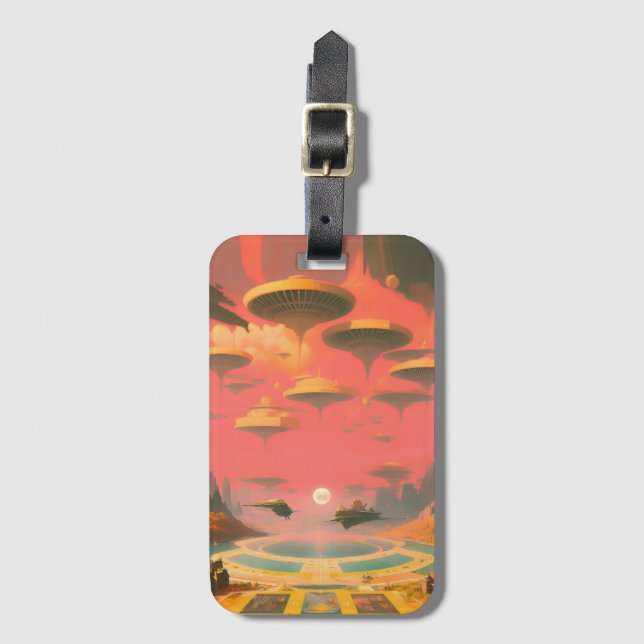 Dream World Luggage Tag (Front Vertical)