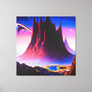 Dream World Oil Painting Canvas Print