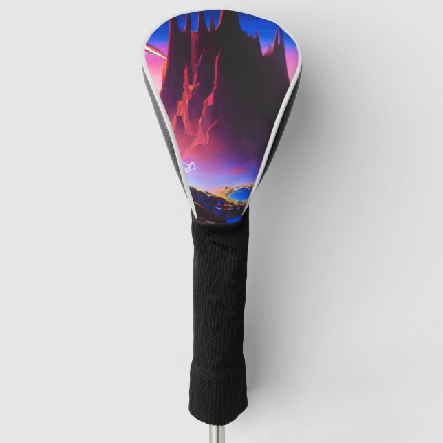 Dream World Oil Painting Golf Head Cover (Front)