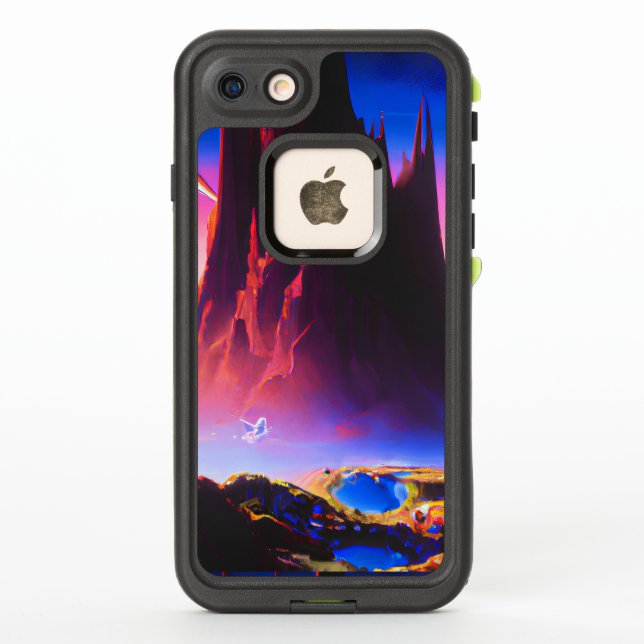 Dream World Oil Painting LifeProof iPhone Case (Back)