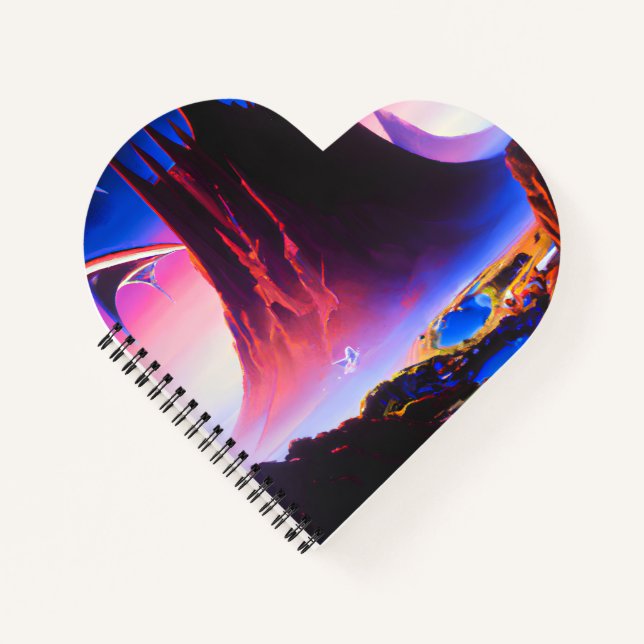 Dream World Oil Painting Notebook (Front)