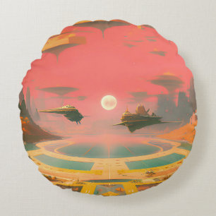 Dream World Round Cushion
