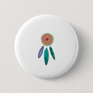 Dreamcatcher 6 Cm Round Badge