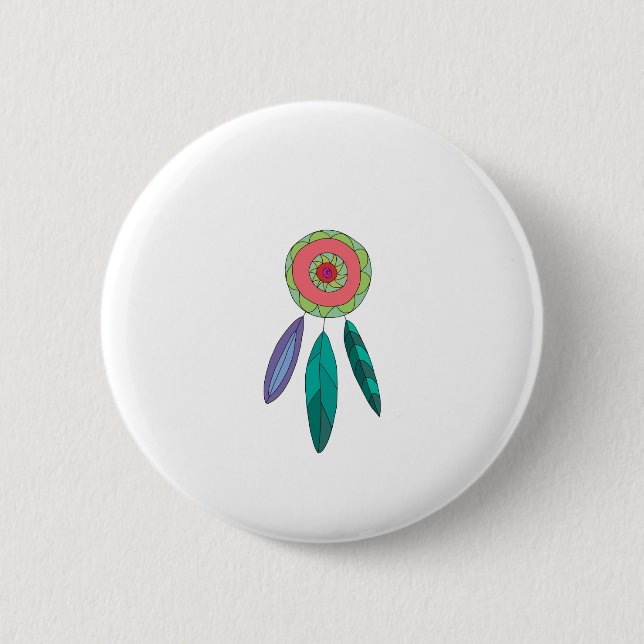 Dreamcatcher 6 Cm Round Badge (Front)