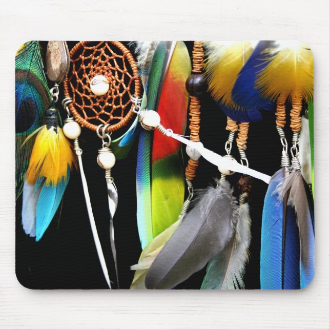 Dreamcatcher and Feathers Mouse Pad (Front)