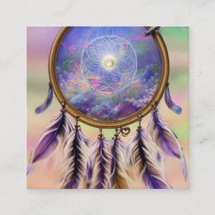 Dreamcatcher Art Square Business Card