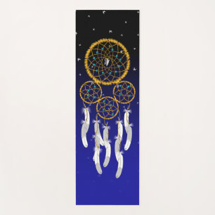 Dreamcatcher--Blue Turquoise Yoga Mat