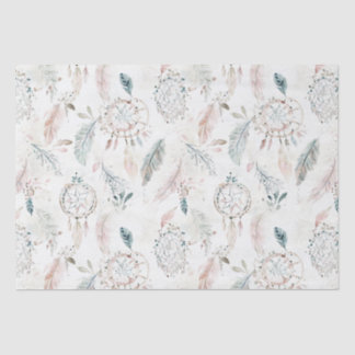 DREAMCATCHER Boho Feathers Neutral Tissue Paper
