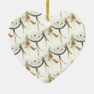 dreamcatcher ceramic ornament
