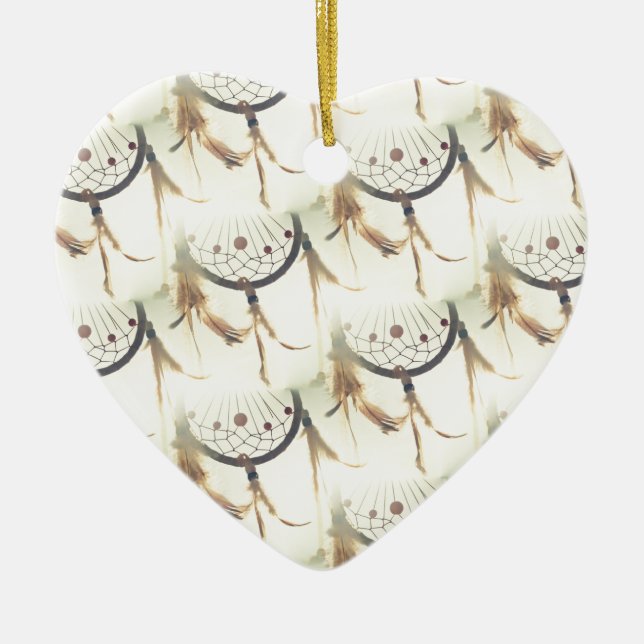dreamcatcher ceramic ornament (Front)
