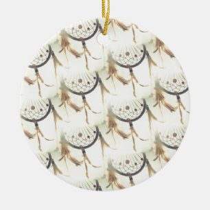 dreamcatcher ceramic ornament