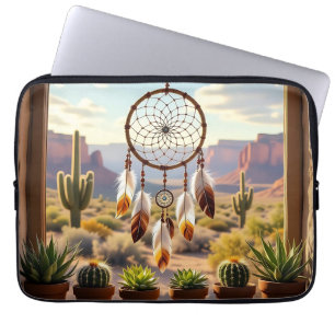 Dreamcatcher, Desert Canyons, Cacti  Laptop Sleeve