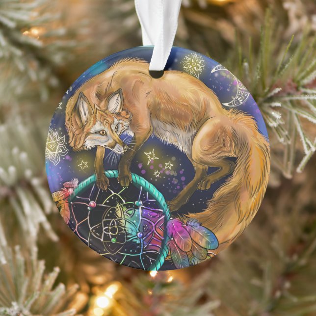 DreamCatcher Fox Ornament (Tree)