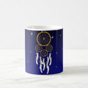 Dreamcatcher--Green Turquoise Yoga Mat Coffee Mug