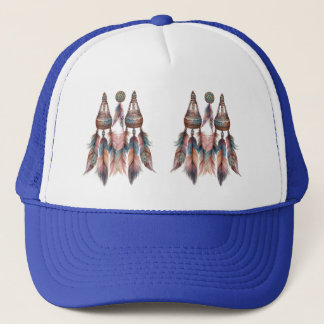 Dreamcatcher in a Bohemian theme Trucker Hat