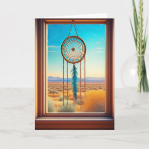 Dreamcatcher in a Desert Window Card
