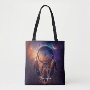 Dreamcatcher in forest forest                     tote bag