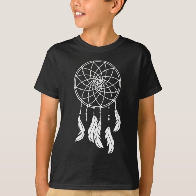 Dreamcatcher in White T-Shirt (Front)