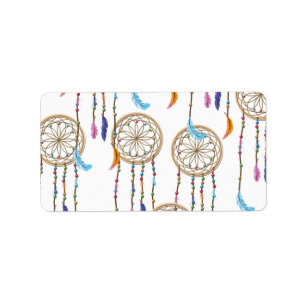 Dreamcatcher Pattern Label