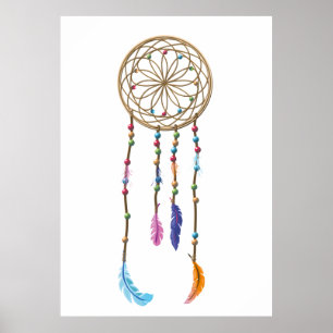 Dreamcatcher Pattern Poster