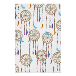 Dreamcatcher Pattern Poster