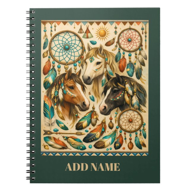 Dreamcatcher Ponies Notebook (Front)