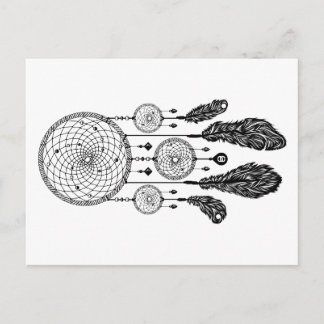 Dreamcatcher - Postcard (White)