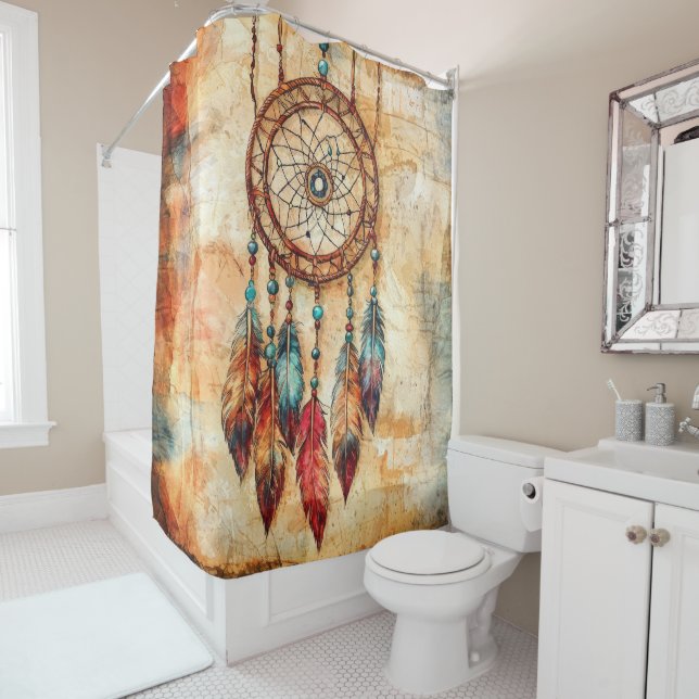 Dreamcatcher Shower Curtain (In Situ)