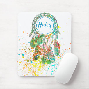 Dreamcatcher splatter personalised  mouse pad
