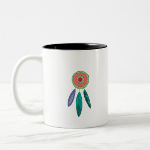 Dreamcatcher Two-Tone Coffee Mug