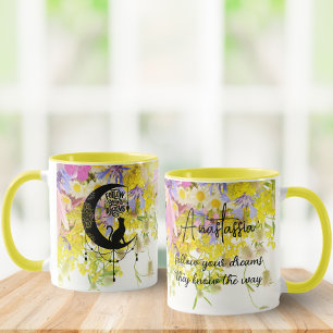 Dreamcatcher with cat   Follow your dreams Mug