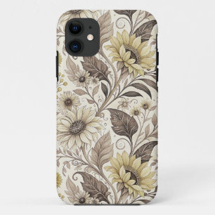 Dreamed Sunflowers Art Nouveau iPhone 11 Case