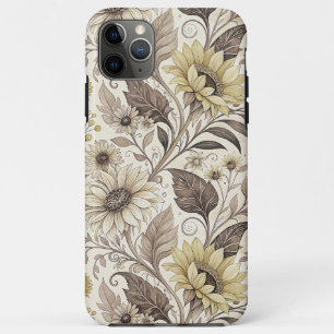 Dreamed Sunflowers Art Nouveau iPhone 11 Pro Max Case