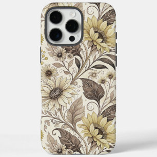 Dreamed Sunflowers Art Nouveau iPhone 16 Pro Max Case