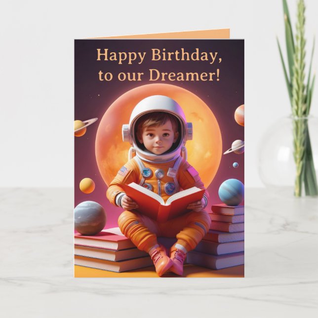 DREAMER BOY BIRTHDAY CARD (Front)