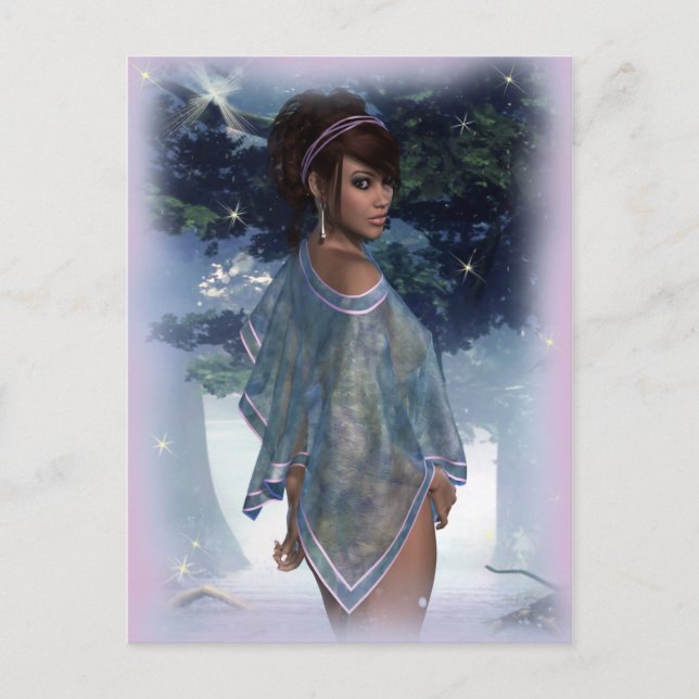 Dreamer Fantasy Art Signed Mini-Print Card (Front)