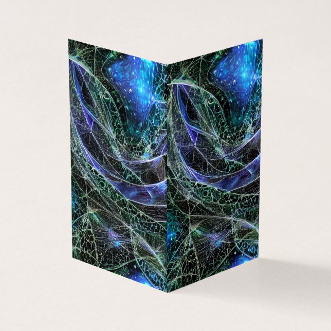 Dreamer Game Illusion of Landscape Matrix Light/Da Business Card (Outside)