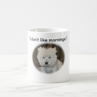 Dreamer the pesky westie coffee mug