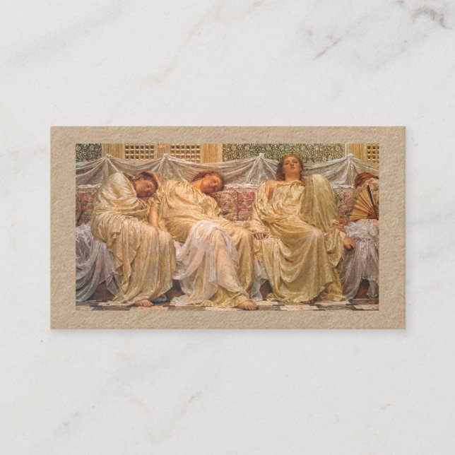 Dreamers - Albert Joseph Moore Business Card (Front)