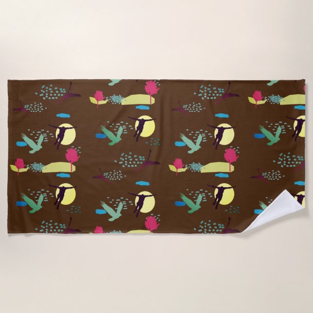 Dreamers  beach towel (Front)