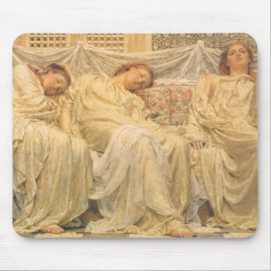Dreamers by Albert Joseph Moore, Victorian Art Mouse Pad