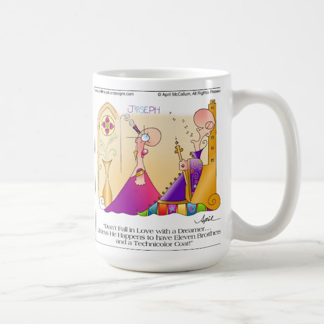 DREAMERS Cartoon Mug by April McCallum (Right)