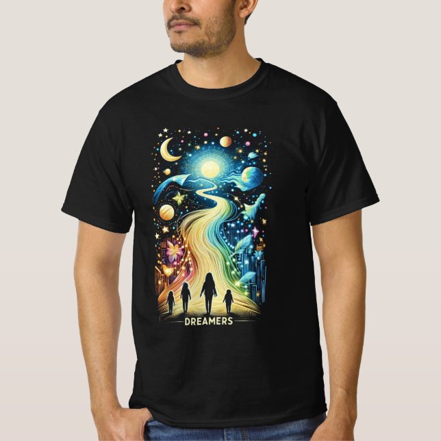 Dreamers Light Paths T-Shirt (Front)