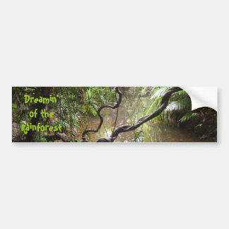 Dreamin' of  the Rainforest Bumper Sticker